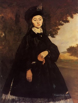  Madame Painting - Madame Brunet Eduard Manet